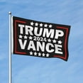 Trump Vance 2024 Flag Double Sided Vintage Flags Outdoor Banner For