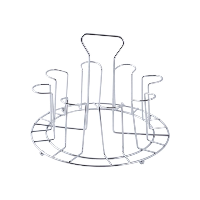 Storage Rack,Stainless Steel Cup Storage Rack,Large Size Inverted Holder,Handheld Portable Design,Desktop Coffee Table Organizer,Raised Cup Legs,Bottom Non Slip Base,Durable Kitchen Rack