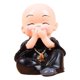 thumbnail image 2 of Basimu Kung Funny Little Monk Little Car Office Desktop Flower Pot Mini Ornament, 2 of 5