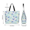 thumbnail image 5 of Kdxio Colorful Butterfly Casual Tote Bags Women Big Capacity Shoulder Bag for Women Travel Shoulder Bags Handbags, 5 of 8