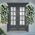 thumbnail image 2 of Yooshoverk Artificial Lily Vine, 2PC Wall-Mounted Floral, Indoor-Outdoor Hanging Decor, Wedding and Home Ambiance, 2 of 6