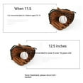 thumbnail image 5 of brown 10.5 inch Softball Glove Baseball Gloves Ball Catching for Adult &Youth, 5 of 5