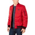 thumbnail image 1 of Chaqueta acolchada Calvin Klein con cuello de béisbol para hombre color rojo extragrande, 1 of 1