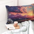 thumbnail image 4 of Balery Dreamy Dandelion Sunset Funda de Cojín Estampada, Regalos para Mujeres, Regalos de Amor para Ella, Regalos para Novia o Esposa, Funda de Almohada-14"x20", 4 of 6