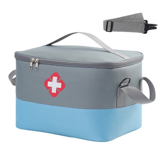 ACDANC 2026 New Pill Organizer,Storage Bag with Handle,Large Capacity,Zipper Closure Waterproof Design,Medication Travel Carrying Bag