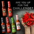 thumbnail image 5 of Melinda’s Pepper Sauce Challenge Collection - Extra Spicy Gourmet Hot Sauce Gift Set with Variety of Chile Peppers - Includes Jalapeño, Extra Hot Habanero, Chipotle, Red Savina, Ghost, Scorpion- 5 oz,, 5 of 6