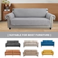 thumbnail image 4 of CJC Reversible Polyester Sofa Slipcover, Light Gray, 4 of 7