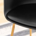 thumbnail image 2 of South Shore Flam Chair with Metal Gold Legs, 2 of 9