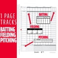 thumbnail image 5 of Franklin Sports Baseball + Softball Scorebook - Score Keeping Book for Stats + Coaching - Official Baseball + Softball Scorekeeper Book - 25 Game Book, 5 of 9