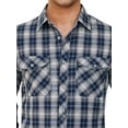 thumbnail image 5 of sogami Men's Long Sleeve Button Down Shirt Soft Flannel Plaid Shirts, 5 of 7