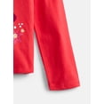 thumbnail image 3 of Wonder Nation Girls Embellished Tee with Long Sleeves, Sizes 4-18 & Plus, 3 of 3