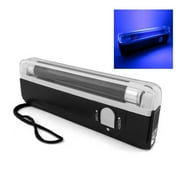 TVTime Direct - Handheld UV Black Light Torch Portable Blacklight with LED - Black 1Hx7Lx3W