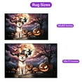 thumbnail image 5 of Spooky Halloween Night Witch Shiba Inu Glowing Pumpkins Indoor Rug Shibas Dog Lovers Gifts Idea Carpet Living Bed Room Sofa Home Decor - 12015, 5 of 5