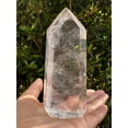 thumbnail image 3 of Premium Clear Quartz Obelisk, Standing Polished Clear Quartz Point (16-17 oz), 3 of 10
