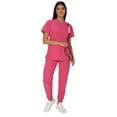 thumbnail image 4 of Hanes Womens Hanes Women's Scrubs V-Neck Scrub Top, Comfort Fit, 2 Pockets, Sizes S-3XL, 4 of 9