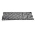 thumbnail image 2 of Juego de teclas 132 teclas de alta transparencia PC CBSA altura mate ergonómico DIY teclas de repuesto para teclado mecánico blanco, 2 of 5