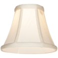 thumbnail image 4 of Imperial Shade Set of 6 Hardback Bell Lamp Shades Evaline Cream Small 3" Top x 6" Bottom x 5" High Candelabra Clip-On Fitting, 4 of 6