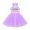 Lavender, variant on DPOIS Kids Girls Mock Neck Sequin Ballet Dancewear Gymnastics Leotard Mesh Tutu Dress