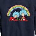 thumbnail image 3 of Cat in the Hat - Thing 1 2 Rainbow - Toddler And Youth Crewneck Fleece Sweatshirt, 3 of 5