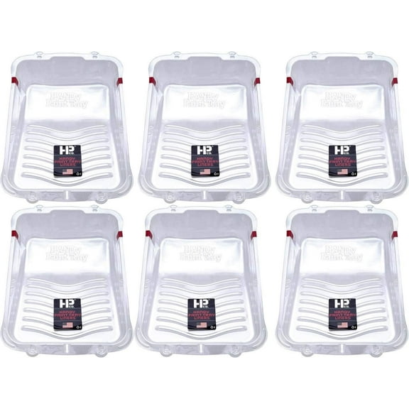 Bercom INC 7510-CC 3PK Paint Tray Liner, Silver - 6 Pack New Version