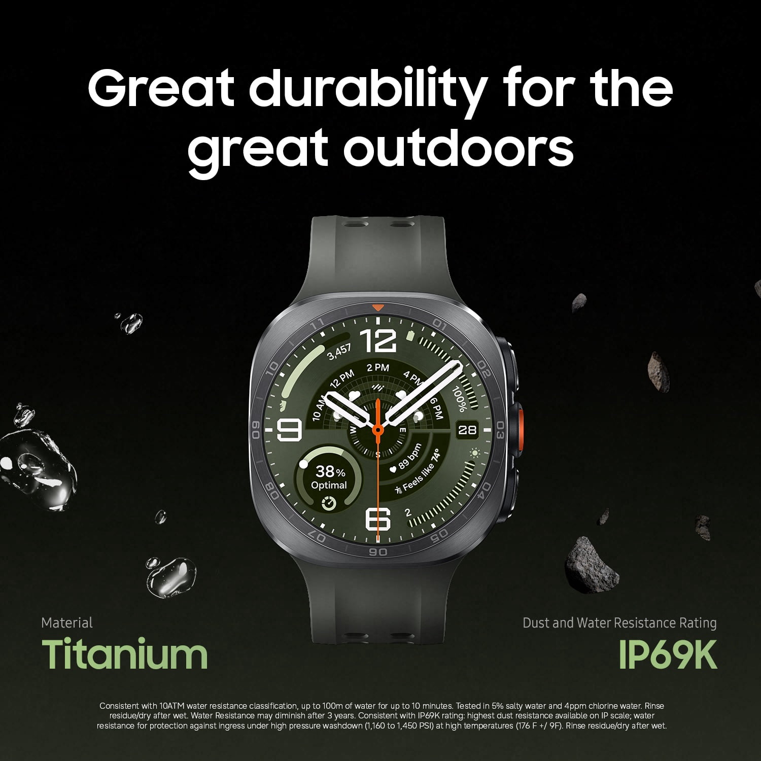 Samsung Galaxy Watch Ultra2 Cellular 47mm Smart Watch, Titanium Silver
