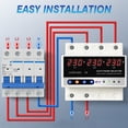 thumbnail image 4 of Voltage Multifunctional Microcontroller Based 3P Voltage Protector Digital Display Voltage Meter Adjustable Voltage Protective Device with Automatic Phase Switching Function, 4 of 7