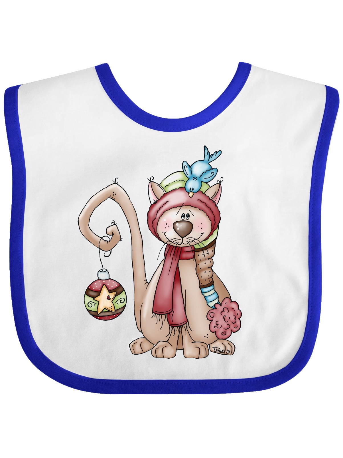 Christmas Kitty Cat Baby Bib - Walmart.com - Walmart.com