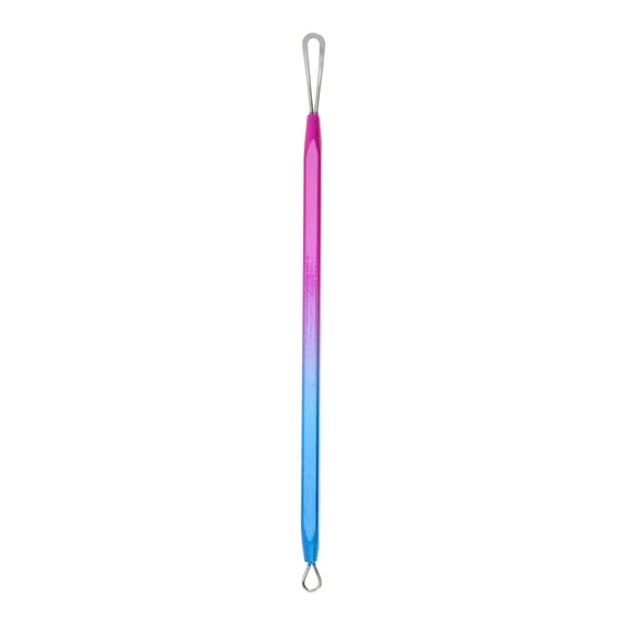Unique Bargains 1 Pc Professional Gradient Pimple Extractor Blue Purple