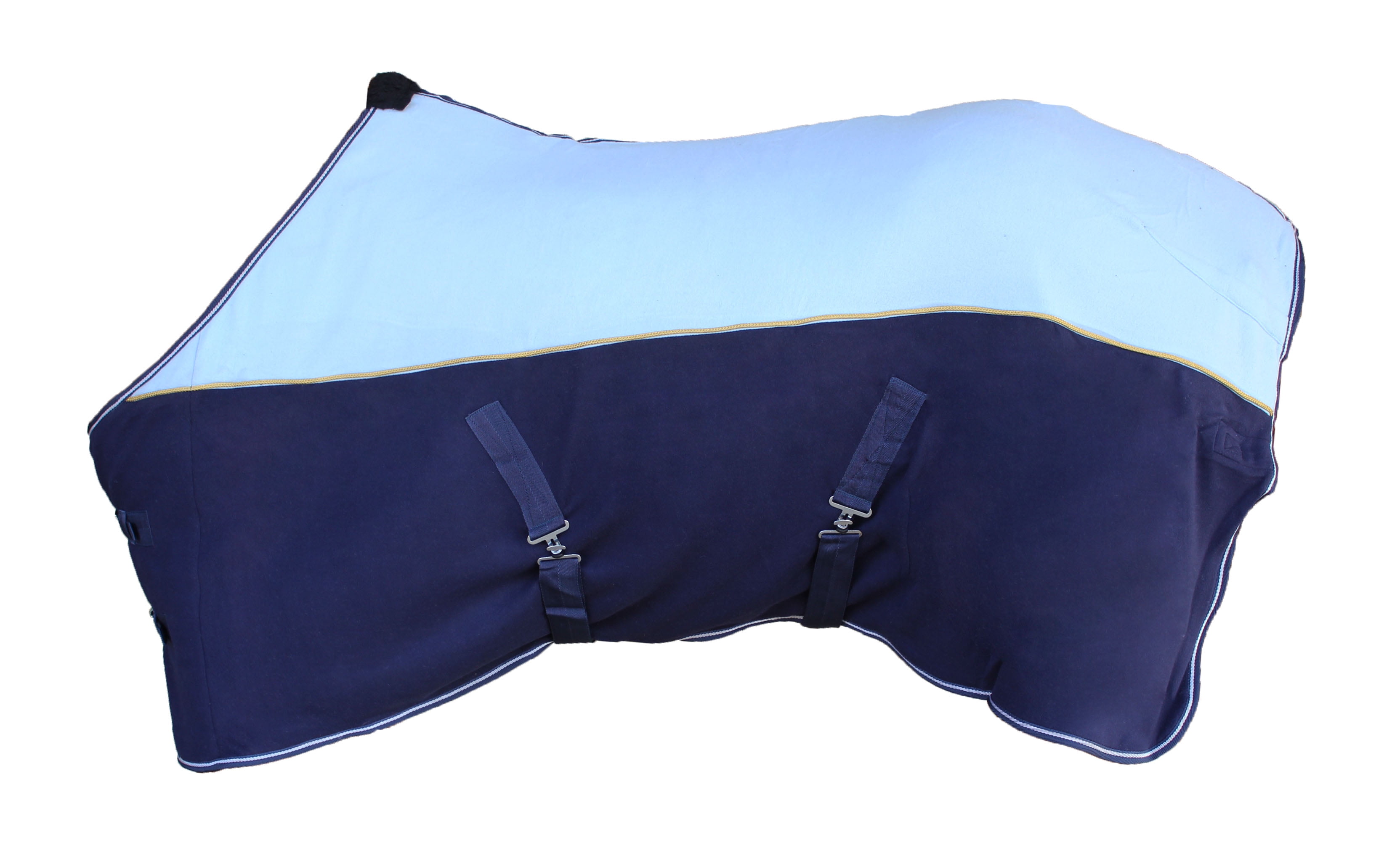 60" Horse Sheet Polar FLEECE COOLER Blanket Baby Blue 4301
