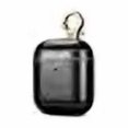thumbnail image 3 of intelliARMOR IA-CYON-BLK Leather AirPod Case, Black, 3 of 4