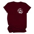 thumbnail image 4 of Trendfront Womens Soccer Mama T Shirt Somebody Loud Mouth Soccer Mama Back Print Short Sleeve Sports Fan Graphic Tees, 4 of 5