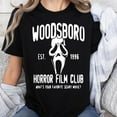 thumbnail image 3 of Woodsboro Horror Club Shirt, Horror TShirt, Horror Film Club Shirt, Men's And Women's Graphic Tee 100% Cotton by TBun, Full Sizes S-5XL, 3 of 5
