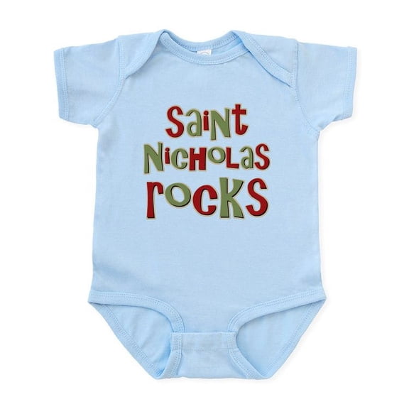 CafePress - Saint Nicholas Rocks Infant Bodysuit - Baby Light Bodysuit, Size Newborn - 24 Months
