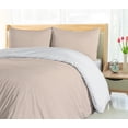 thumbnail image 5 of Ambesonne Neutral Color Duvet Cover Set, Dotted Simple Pattern, 2-Calking, Pale Salmon, 5 of 7