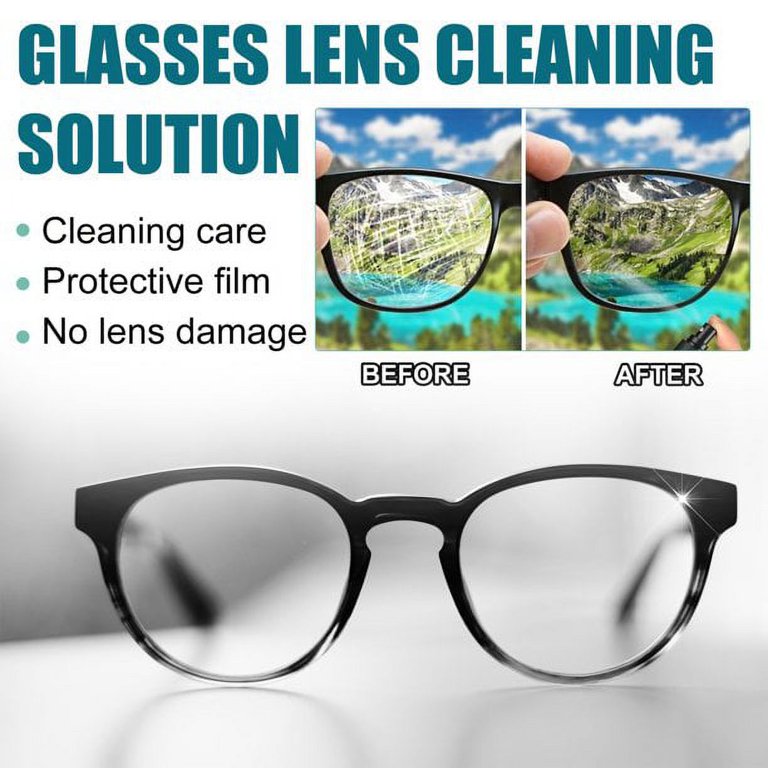 1Pcs Lens Scratch Remover Spray,Repair Lens Glass Grinding Scratch,100ml Glasses Cleaner Spray for Eyeglasses Sunglasses Glasses Cameras Lens