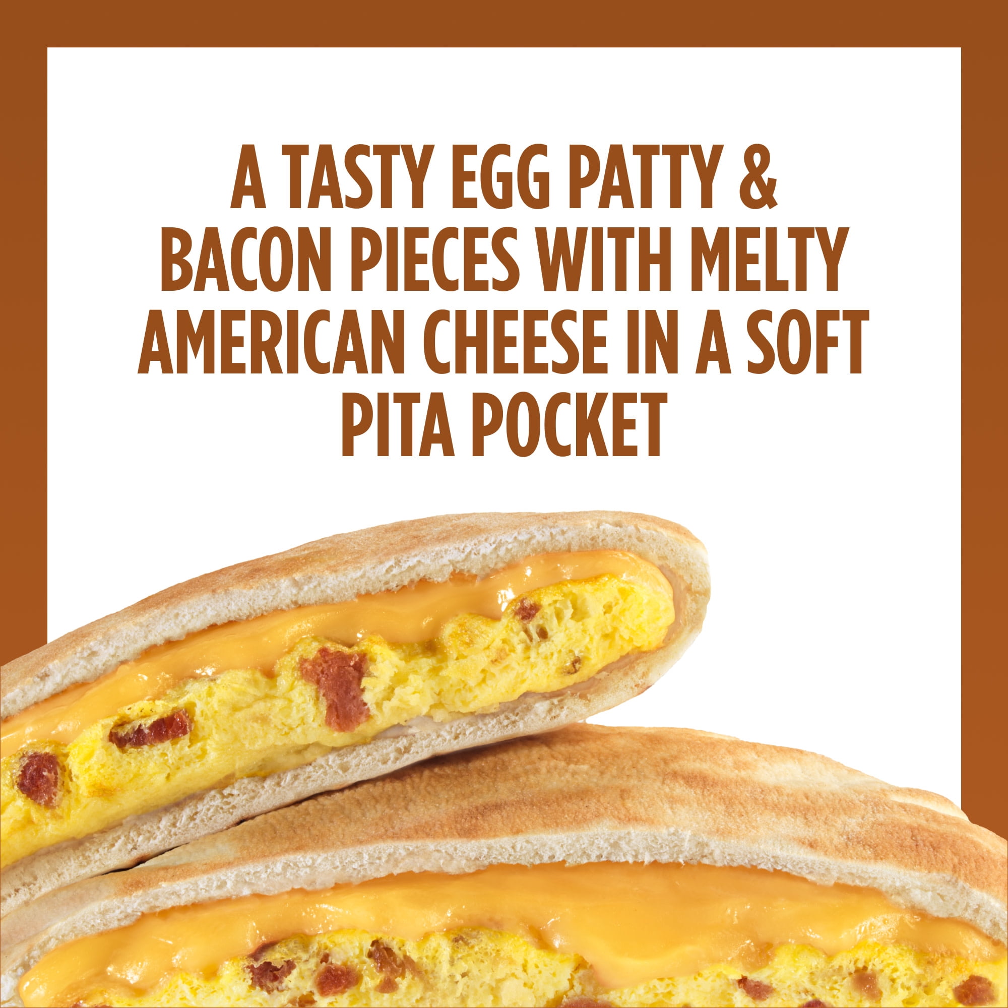 Sandwich Bros. Bacon, Egg & Cheese, Frozen Breakfast Sandwiches, 15 oz., 6-Count