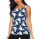thumbnail image 1 of Fotbe Shark Blusas Sin Mangas para Mujer – Estilo Casual, Corte Suelto, Slim-Fit, Cuello Redondo Deportivo, Tops de Verano para Gimnasio y Yoga-Small, 1 of 7