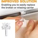 thumbnail image 2 of Vertical blind replacement part plastic vertical blind repair kit for curtain, 2 of 5