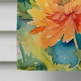 thumbnail image 5 of Chrysanthemums in Watercolor House Flag 28 in x 40 in, 5 of 7