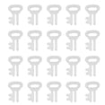 thumbnail image 1 of Silver Metal Key Lock for Decor 20pcs Compatible with Lockable Money Pots Bottom Plug Secure and, 1 of 9