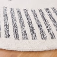 thumbnail image 3 of SAFAVIEH Casablanca Thorburn Medallion Area Rug, Ivory/Black, 6' x 6' Round, 3 of 8