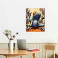 thumbnail image 2 of Nawypu  Funny Frog Canvas Wall Art No Evil Animal Picture See Hear Speak Painting Print Artwork for Bathroom Bedroom Home Decor Stretched and Framed Ready to Hang, 2 of 4