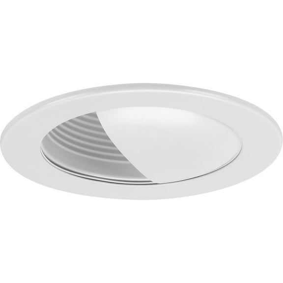 Progress Lighting P804004 4" Wall Wash Recessed Trim - White