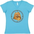 thumbnail image 3 of Inktastic Pomeranian Dog Art Women's V-Neck T-Shirt, 3 of 5
