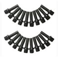 thumbnail image 3 of Wheel Mate Lug Bolt | Mevius Series | M14x1.50 | 50mm | 14mm RAD | 17mm Hex | Set of 20 | Ball Seat | Black, 3 of 5