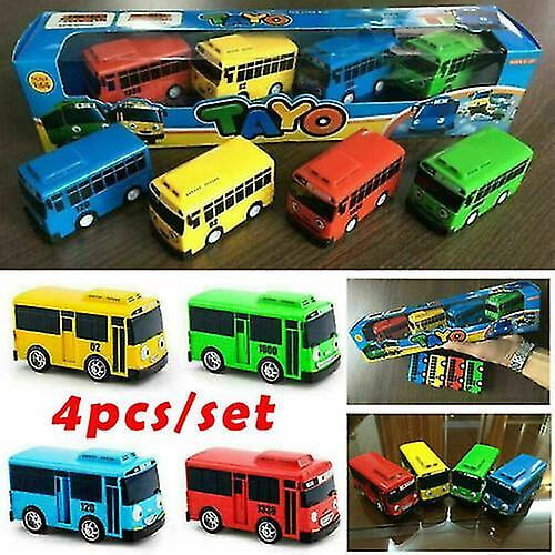 Juego de juguetes de 4 Uds. Para ninos regalo educativo Mini Tayo el pequeno autobus coche de dibujos animados Walmart en linea