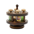 thumbnail image 2 of Estante de Jarro de Condimento de Cocina en Miniaturas Sunnimix 1/12 con tarros, 2 of 7