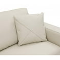 thumbnail image 5 of HomeRoots Beige Italian Leather Reclining L Shaped Two Piece Corner Sectional, 5 of 8