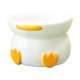 thumbnail image 1 of Cuenco de cerámica para gatos con forma de pato, protección de pie alto, columna vertebral, cuenco de comida para perros y gatos, 1 of 5