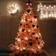 thumbnail image 4 of Adornos navideños, árbol de Navidad para mesa, mini árbol de Navidad artificial, árbol de Navidad DIY para niñas con luces LED y adornos colgantes, decoración navideña de escritorio., 4 of 6